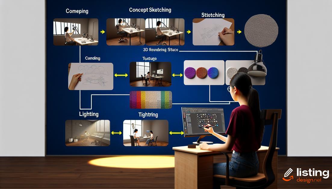 Steps in the Product Rendering Process