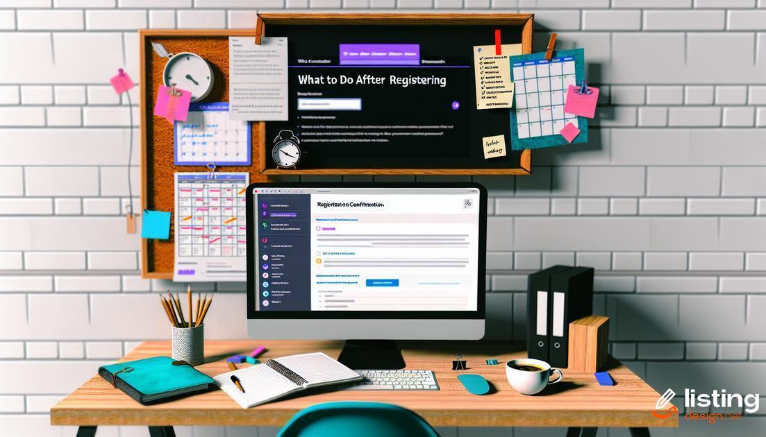 What to Do After Registering